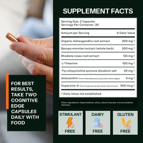 Cognitive Edge BEST COGNITION capsules ouvertes montrant le contenu