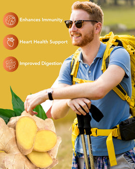 CogniTune capsules de Curcuma et Gingembre 60 ct avec étiquette