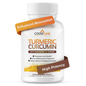 CogniTune capsules de Curcuma et Gingembre 60 ct vue de face