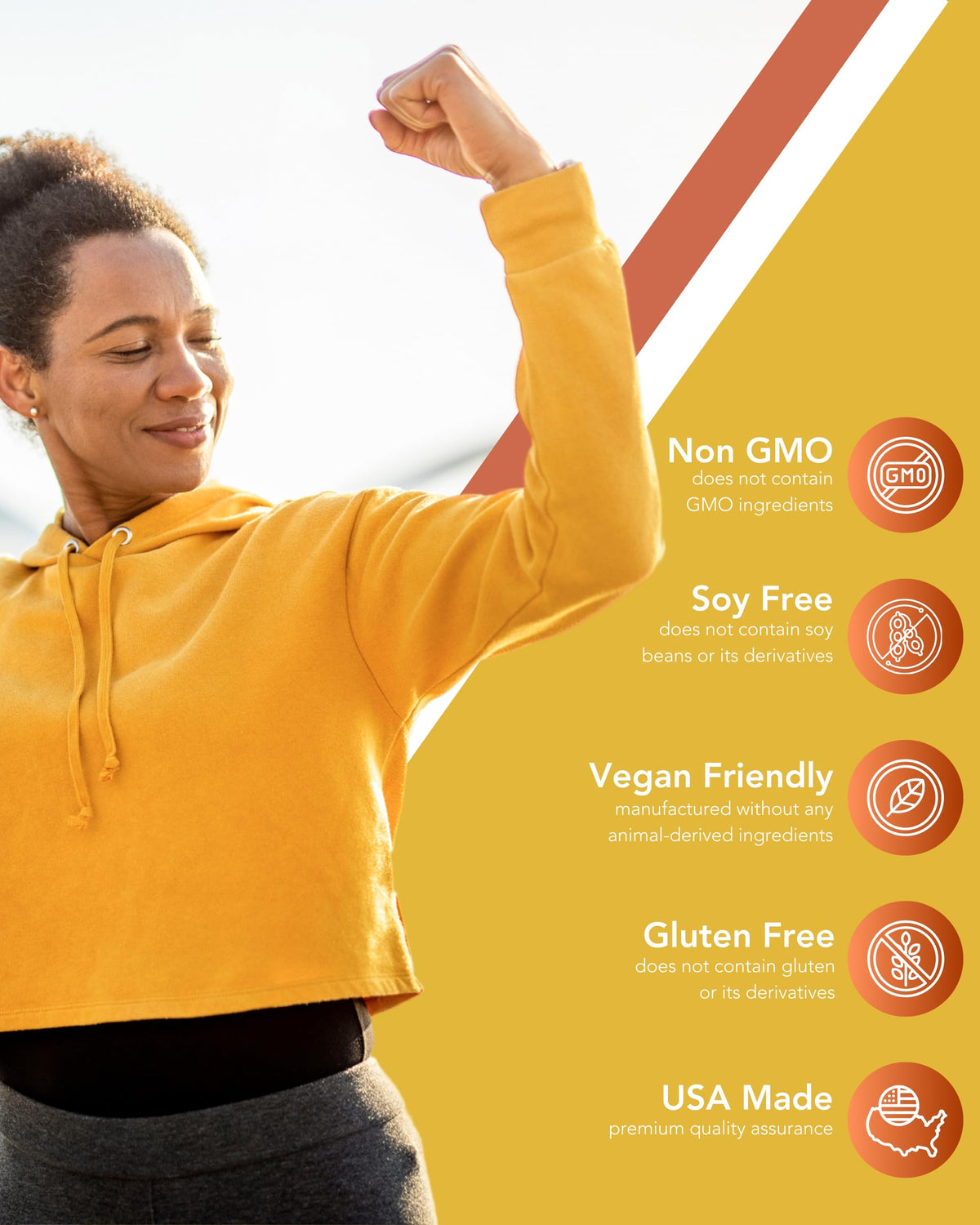 CogniTune Curcuma Gingembre capsules à côté de racines de curcuma