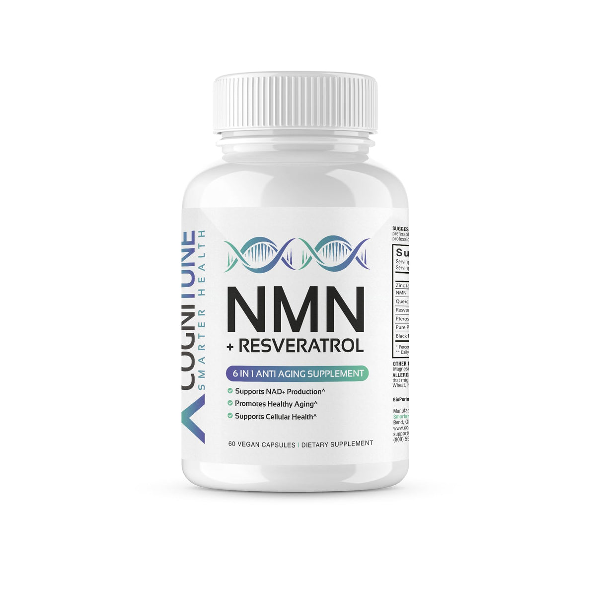 CogniTune NMN 1115mg complément alimentaire vue de face