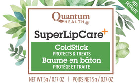 Coldstick Super Lysine Plus de Quantum, vue arrière avec ingrédients