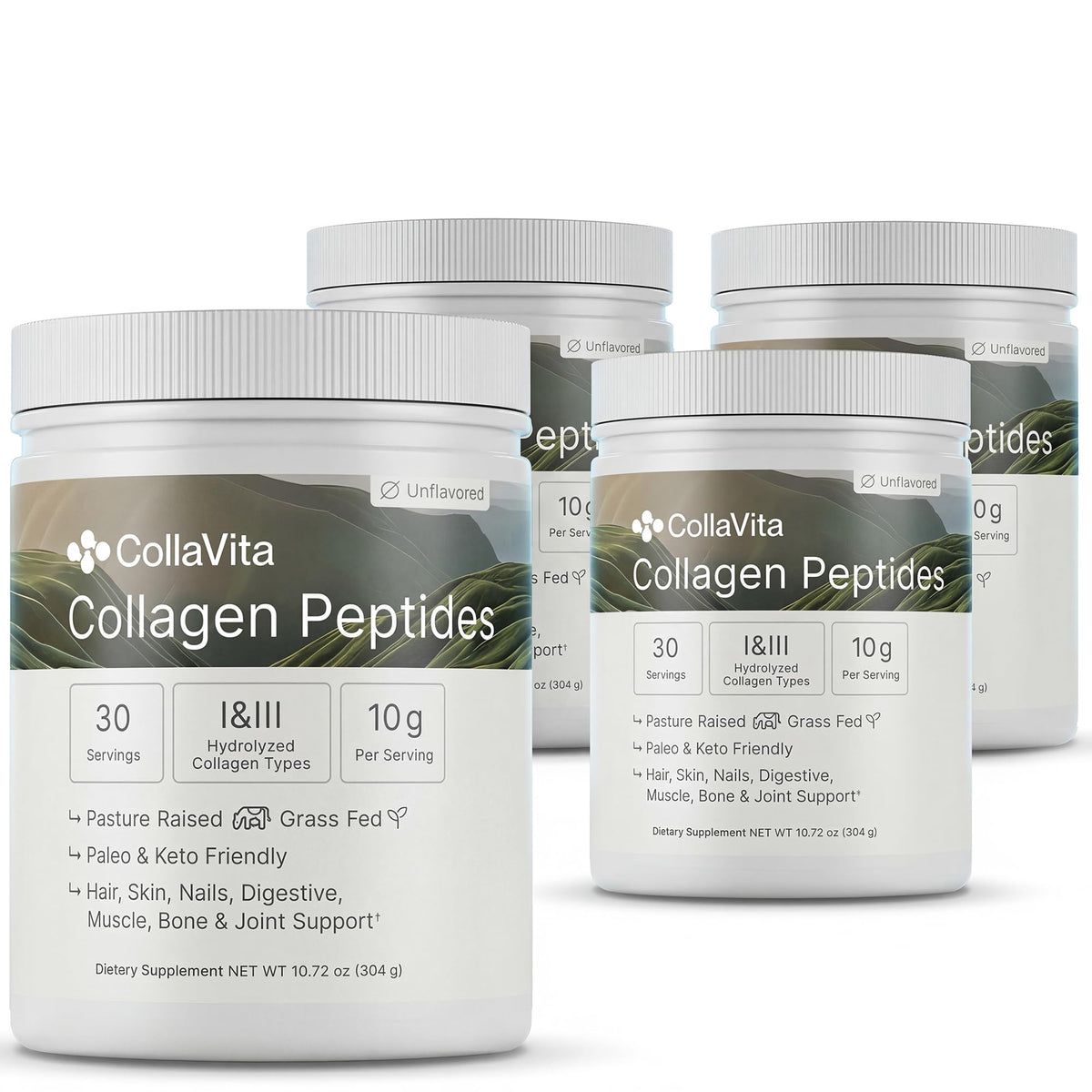 Colla Vita Poudre de Collagène Hydrolysé 1216g vue avant