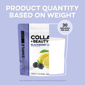 Collagen + Beauty Blend mélangé dans un smoothie