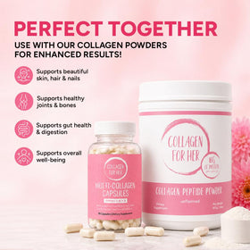 Collagen For Her Multi-Collagène emballage avec étiquette claire