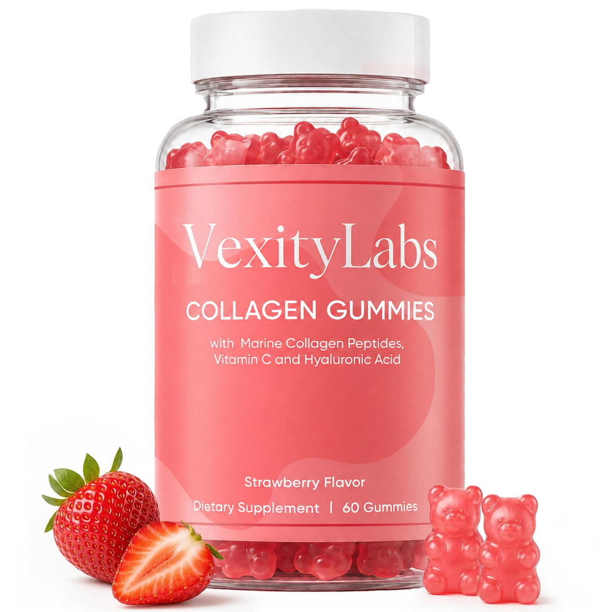 Collagen Gummies INDITROP 60 gummies avec packaging vu de face