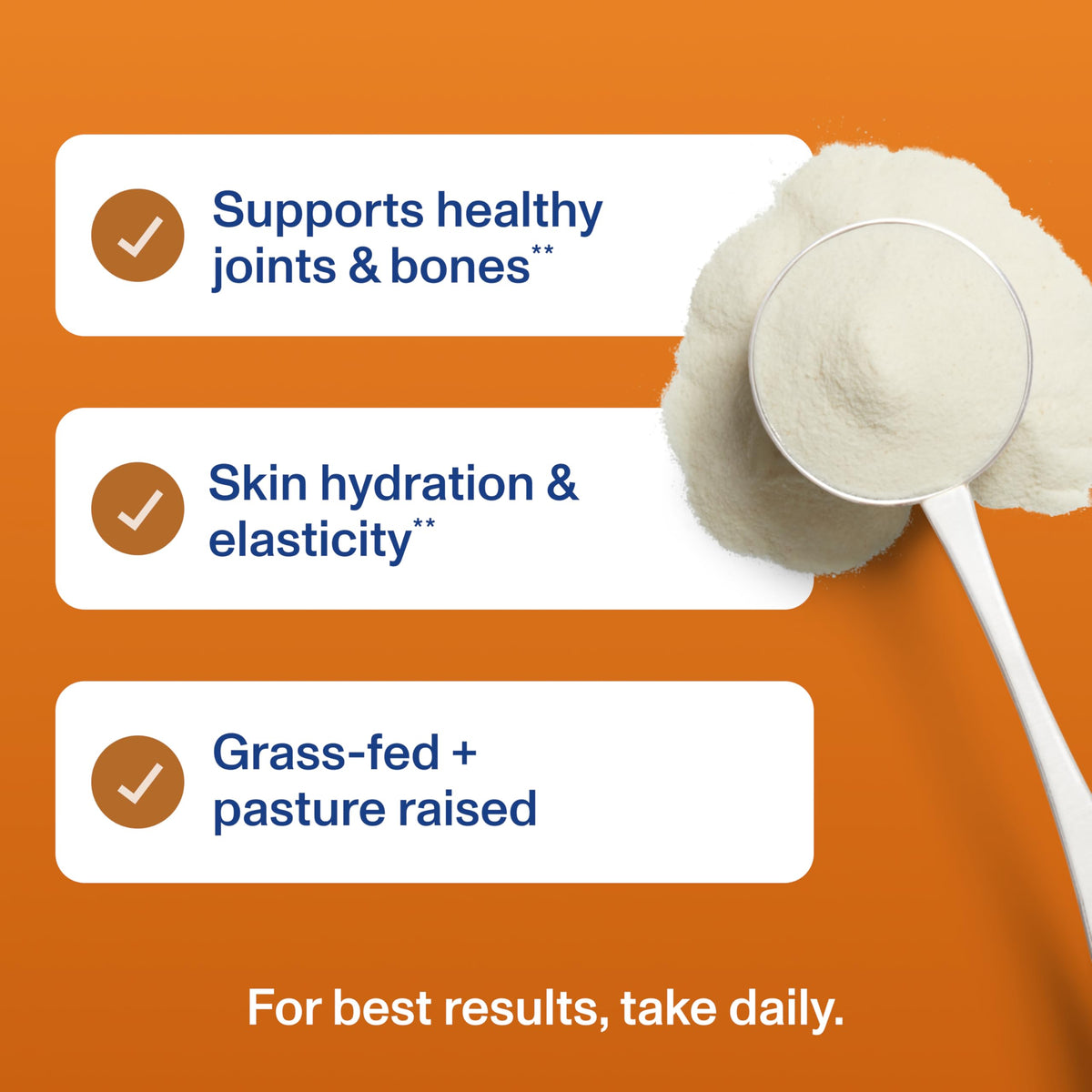 Collagen Peptides Caramel Salé de Vital Proteins, ingrédients sur l'emballage