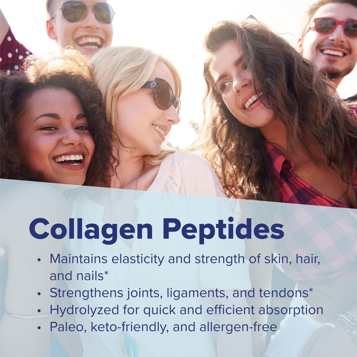 Collagen Peptides Hydrolysés quality Source 12,7 oz avec cuillère doseuse