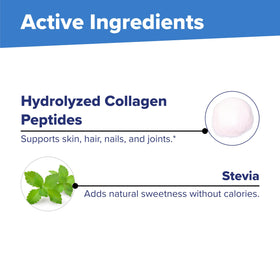 Collagen Peptides Hydrolysés quality Source 12,7 oz en préparation de smoothie
