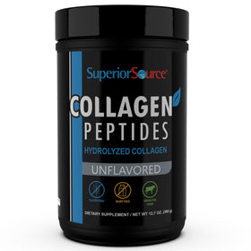 Collagen Peptides Hydrolysés quality Source 12,7 oz vue de face