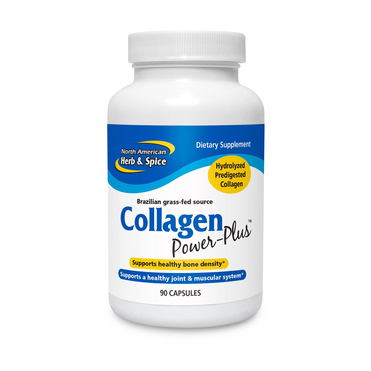 Collagen Power-Plus 90 capsules de NORTH AMERICAN HERB & SPICE, vue avant