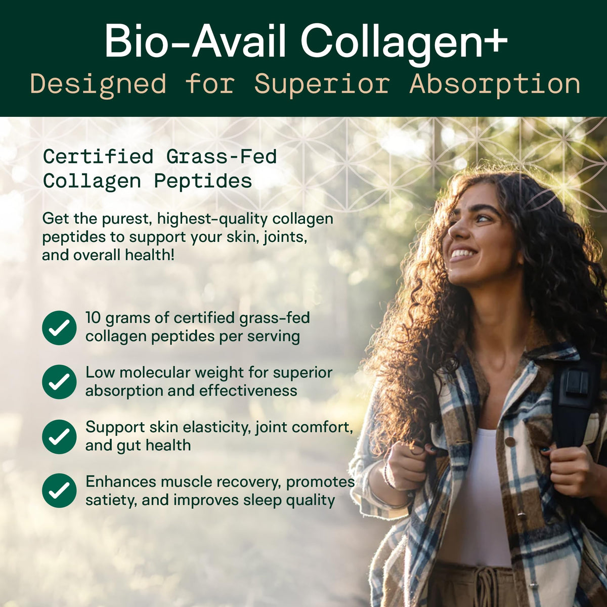 Collagène ADAPT NATURALS avec cuillère de dosage