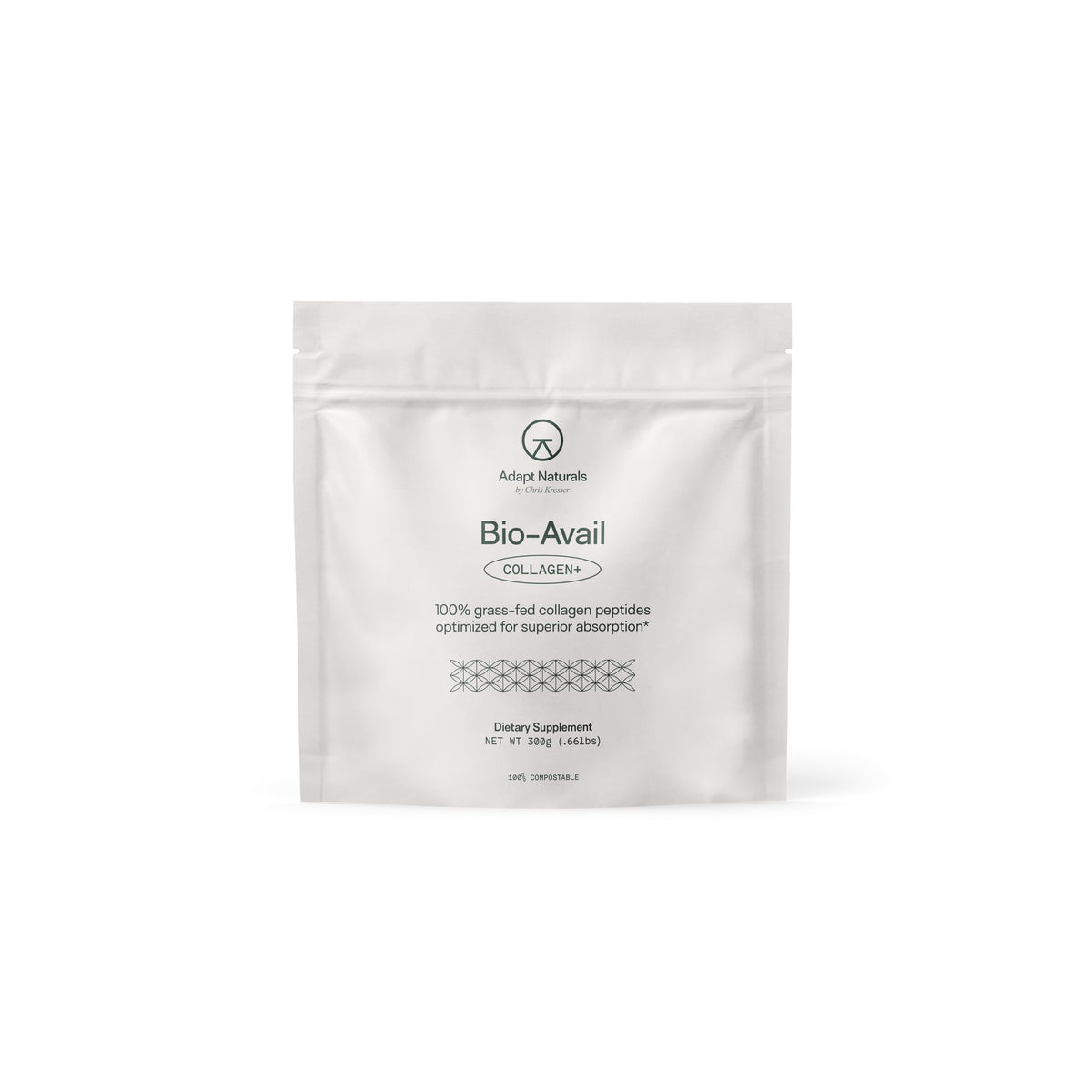 Collagène Bio-Avail ADAPT NATURALS 322g vue de face