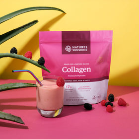Collagène bovin Nature's Sunshine 572g avec cuillère de mesure