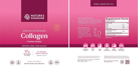Collagène bovin Nature's Sunshine sur un plan de travail