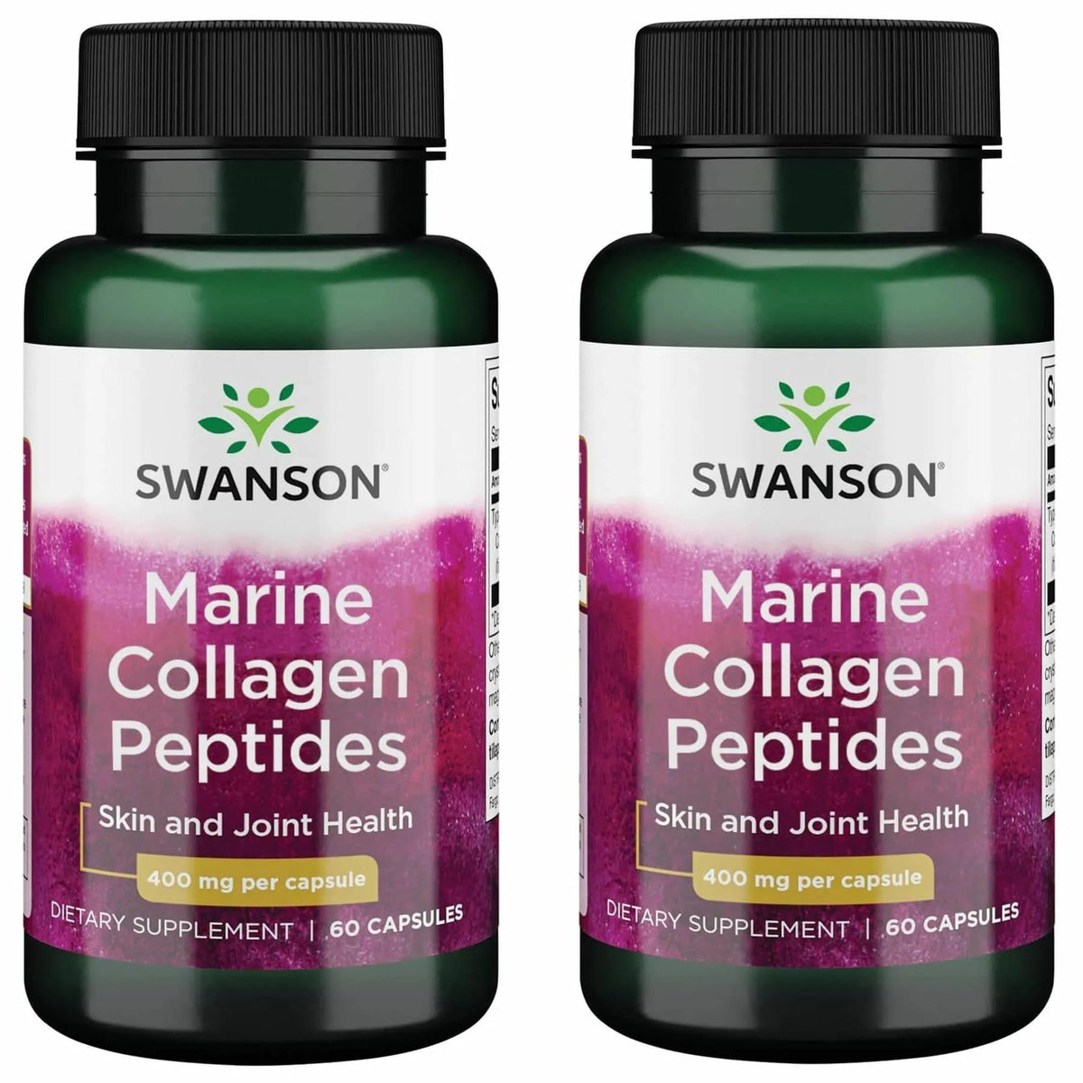 Collagène de poisson hydrolysé Swanson 400 mg - emballage avant