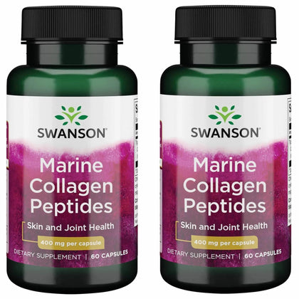 Collagène de poisson hydrolysé Swanson 400 mg - emballage avant