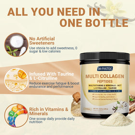 Collagène en poudre DRFOSTER mélangé dans un smoothie