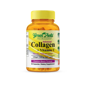 Collagène Halal 1500 mg GREEN FIELD NUTRITIONS, boîte vue de face