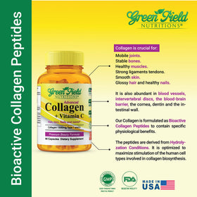 Collagène Halal 1500 mg, vue latérale de la boîte