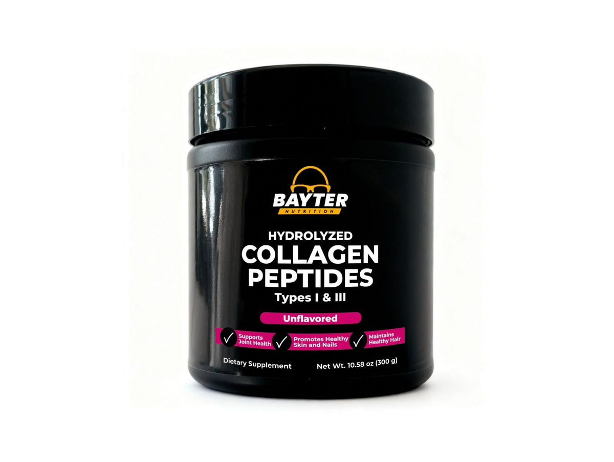 Collagène hydrolysé Bayter Nutrition 372g vue de face