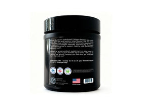 Collagène hydrolysé Bayter Nutrition en poudre dans un verre d'eau