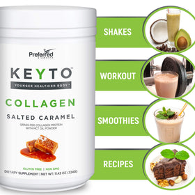 Collagène Keto Preferred Elements, vue de dos de l'emballage
