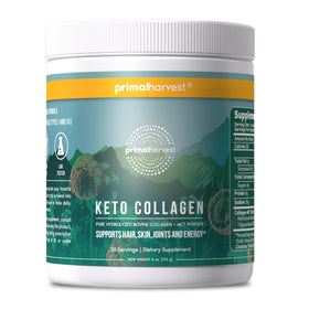 Collagène Keto Primal Harvest 231g vue de face avec étiquette