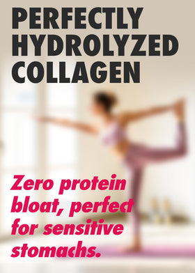 Collagène liquide AminoSculpt versé dans un verre