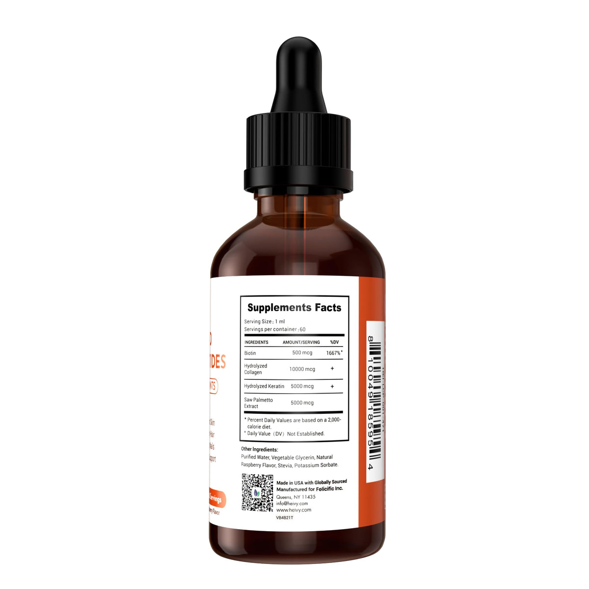 Collagène Liquide Heivy avec des ingrédients naturels