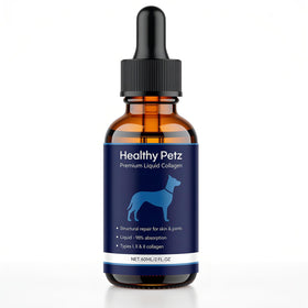 Collagène Liquide Premium HEALTHY PETZ pour chiens 60 ml saveur bacon