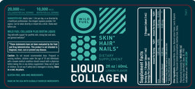 Collagène liquide WILD FUEL avec biotine, deux bouteilles ensemble