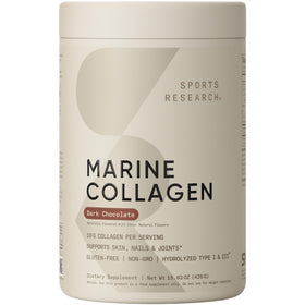 Collagène marin chocolat noir Sports Research 15oz devant