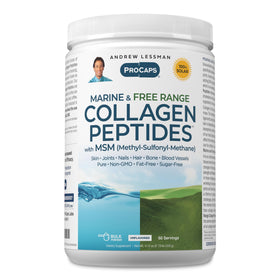 Collagène marin et peptides de collagène ANDREW LESSMAN emballage avant