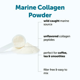 Collagène Marin Micro Ingredients dans un verre de smoothie