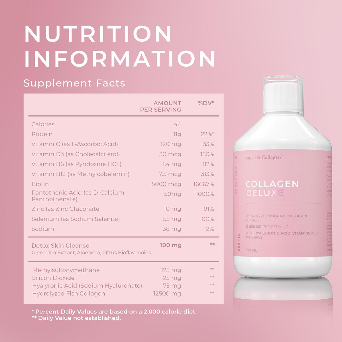Collagène Marin Swedish Collagen à côté de baies naturelles