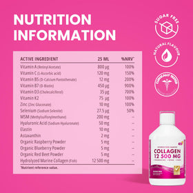 Collagène marin Swedish Nutra avec fruits frais