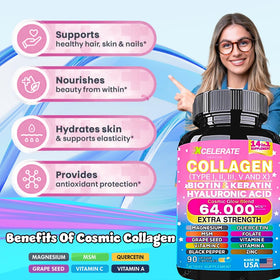 Collagène Peptides 14-en-1 Complex NeuVelleNutrition avec smoothie