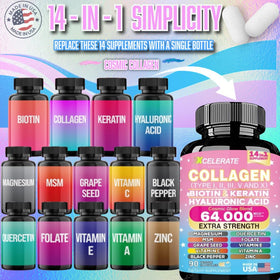 Collagène Peptides 14-en-1 Complex NeuVelleNutrition boîte vue de côté