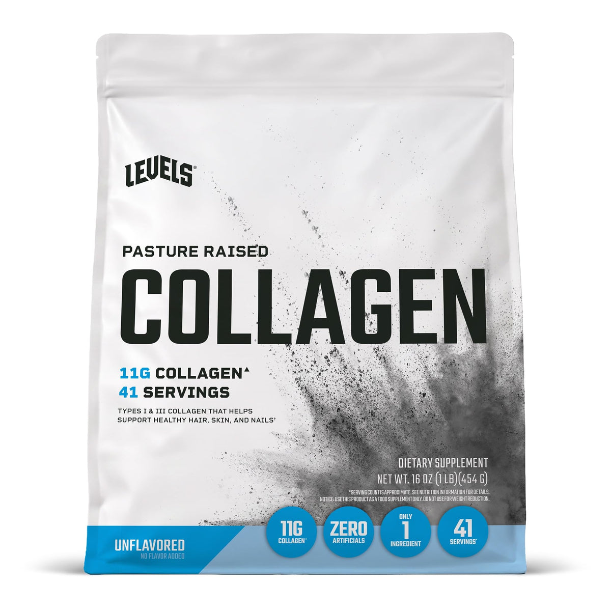 Collagène Peptides Levels Nutrition 1LB vue avant
