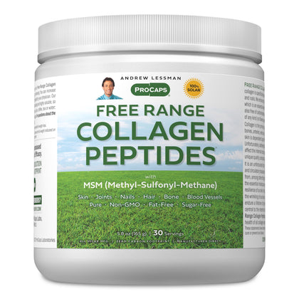 Collagène Peptides Libres ANDREW LESSMAN 30 portions vue avant