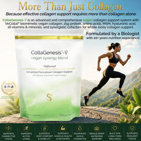CollaGenesis™-V contenu en poudre dans un bol