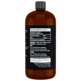 Colloidal Silver Advanced Bionetix sur fond de plantes