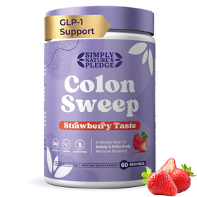 COLON SWEEP Poudre de Psyllium 60 Portions Saveur Fraise vue de face