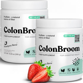 ColonBroom Poudre de Psyllium 748g Fraise vue de face