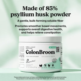 ColonBroom Poudre de Psyllium Fraise 222g ingrédients