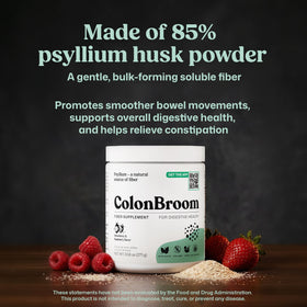 ColonBroom Poudre de Psyllium Fraise 345g ingrédients