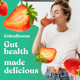 ColonBroom Poudre de Psyllium Fraise avec mesure