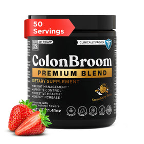 ColonBroom Poudre de Psyllium Premium Fraise 399g vue avant