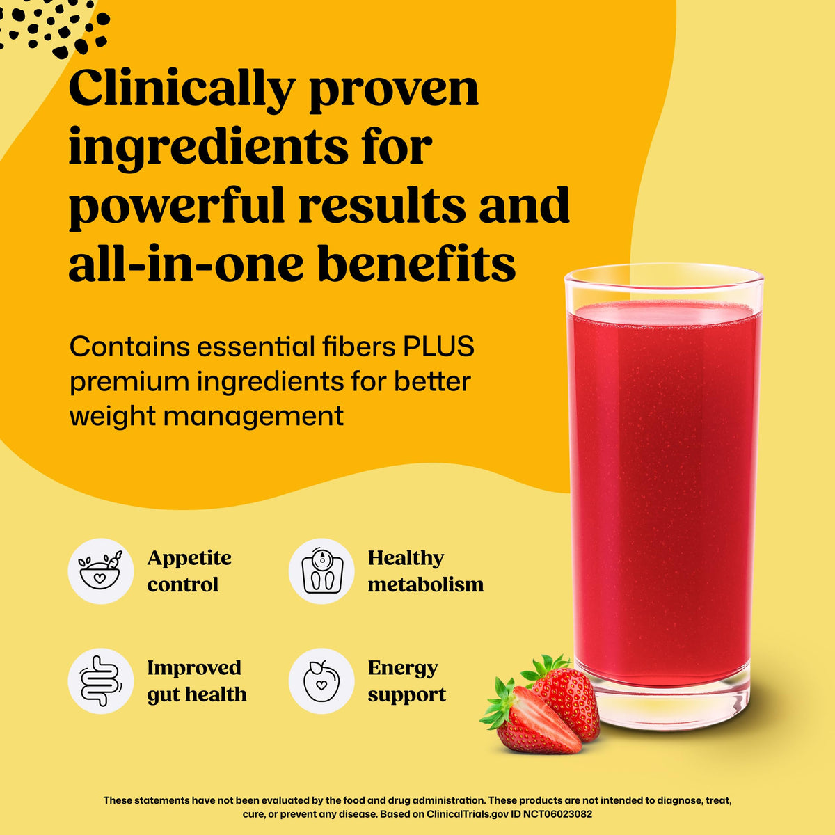 ColonBroom Poudre de Psyllium Premium Saveur Fraise 90 Portions avec cuillère